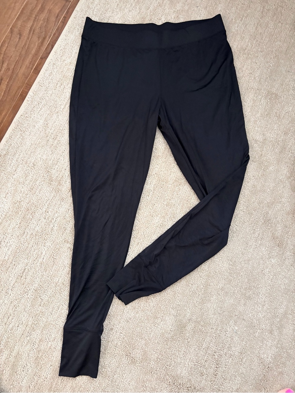 Lands' End Black Women's Cold Weather Base Layer Set